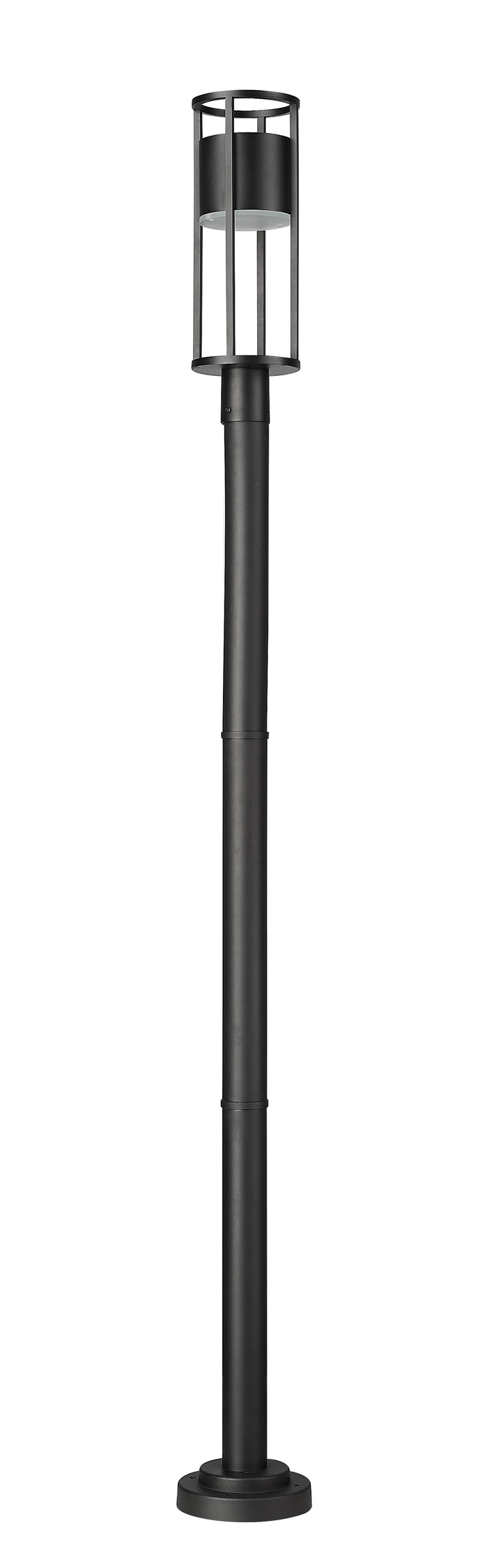 Luca - LED 1 Light Outdoor Post Light (517PHM-567P-BK)