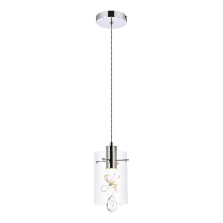 Hana Pendant in Chrome by Elegant