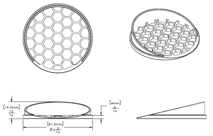 Honeycomb Lens Landscape Grand Accent by WAC Lighting - view 2