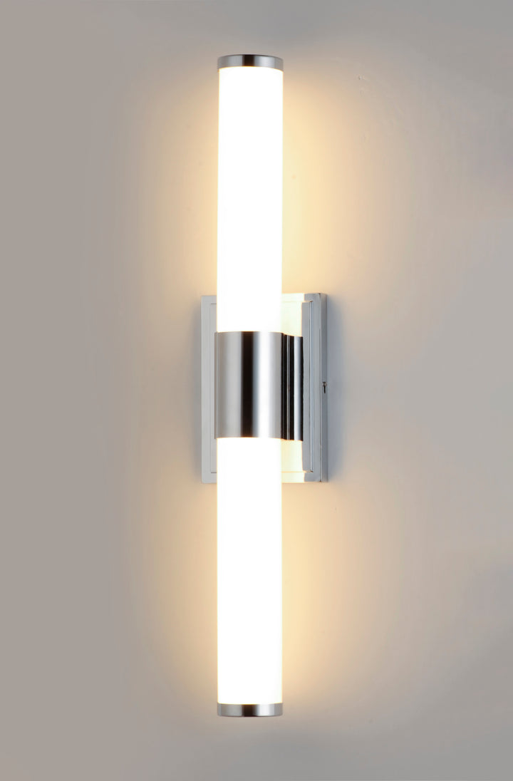 Optic LED Bath Vanity White / Polished Chrome alternate view
