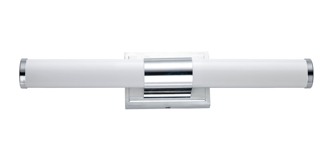 Optic LED Bath Vanity White / Polished Chrome