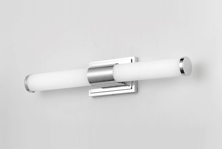 Optic LED Bath Vanity White / Polished Chrome alternate view