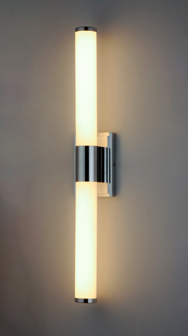 Optic LED Bath Vanity White / Polished Chrome alternate view