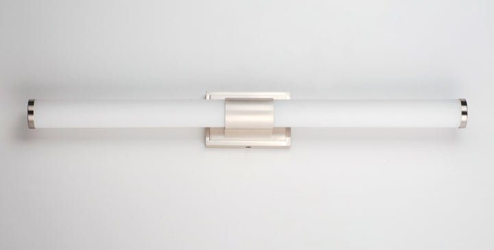 Optic LED Bath Vanity White / Satin Nickel alternate view