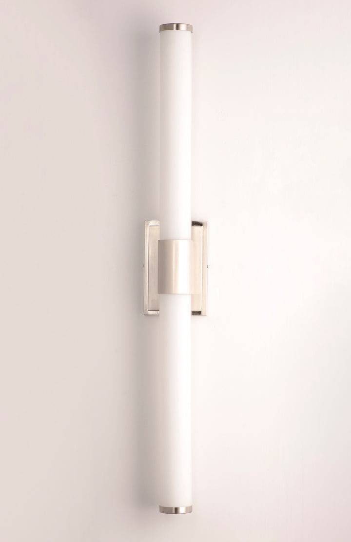 Optic LED Bath Vanity White / Satin Nickel alternate view