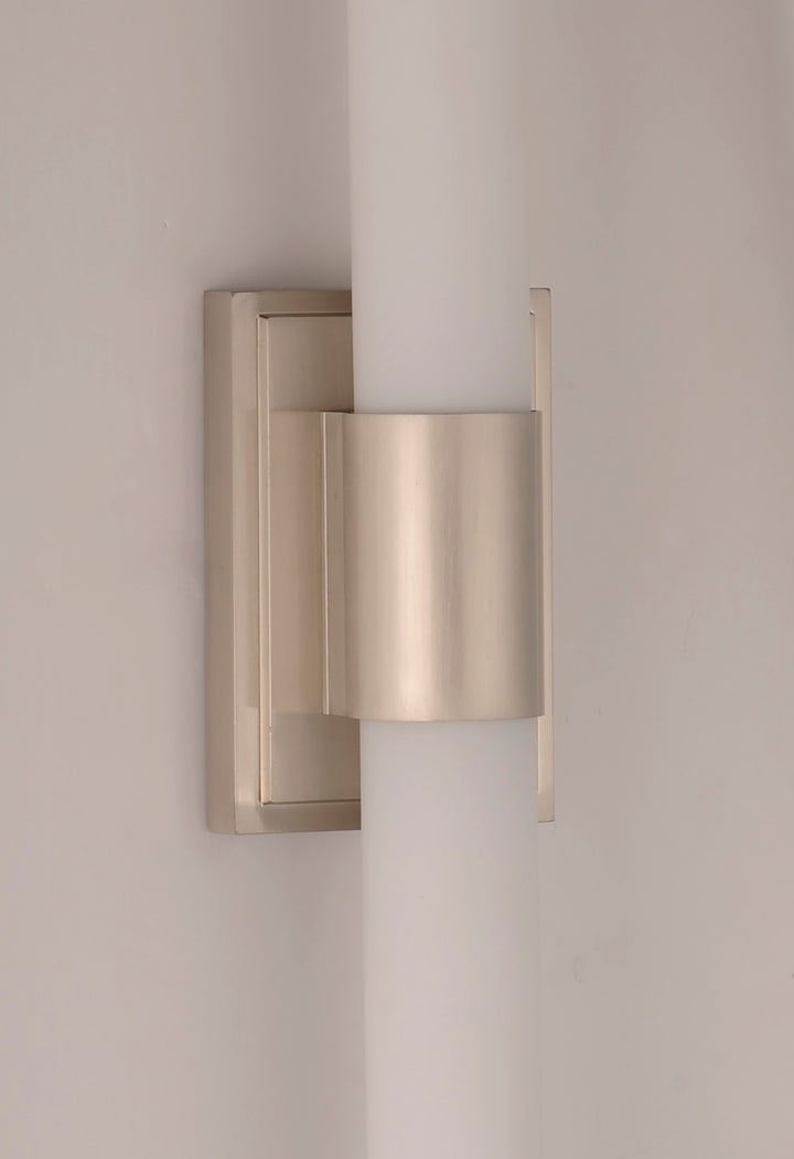 Optic LED Bath Vanity White / Satin Nickel alternate view