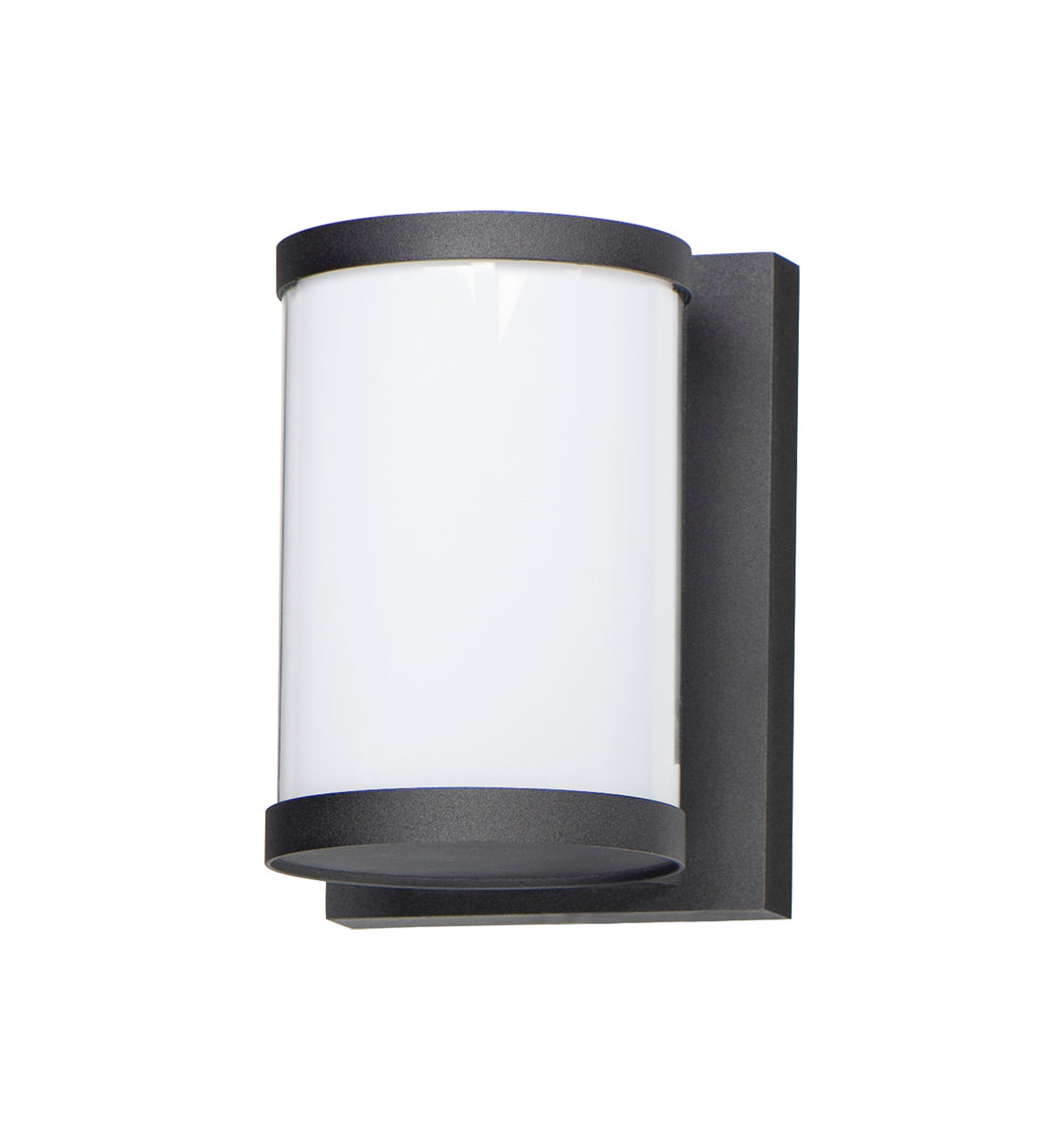 Barrel Small LED Outdoor Wall Sconce White / Black