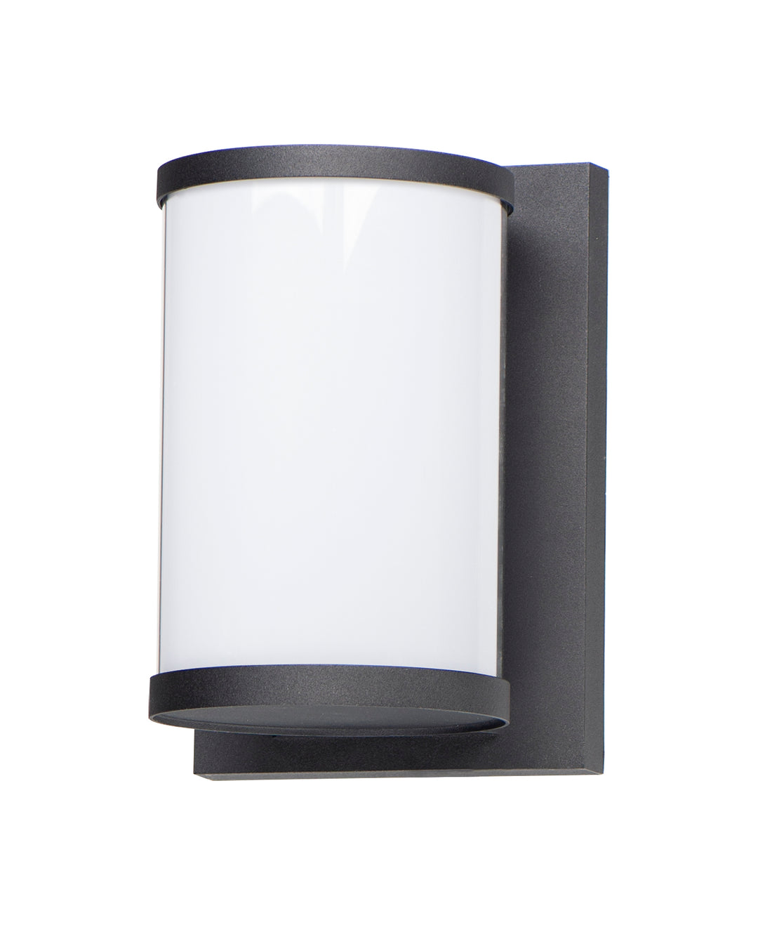 Barrel Medium LED Outdoor Wall Sconce White / Black