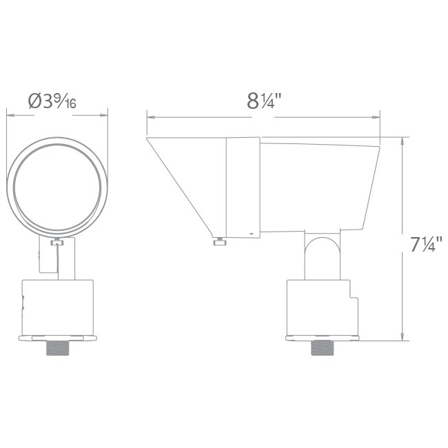 Grand Accent 120V Landscape Accent Luminaire by WAC Lighting - view 3