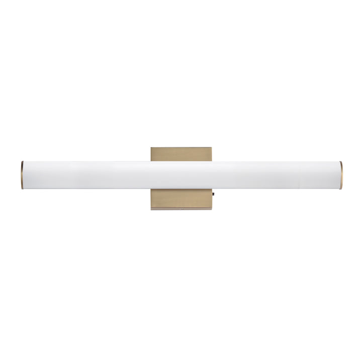 Rail LED Bath Vanity 5CCT Natural Aged Brass