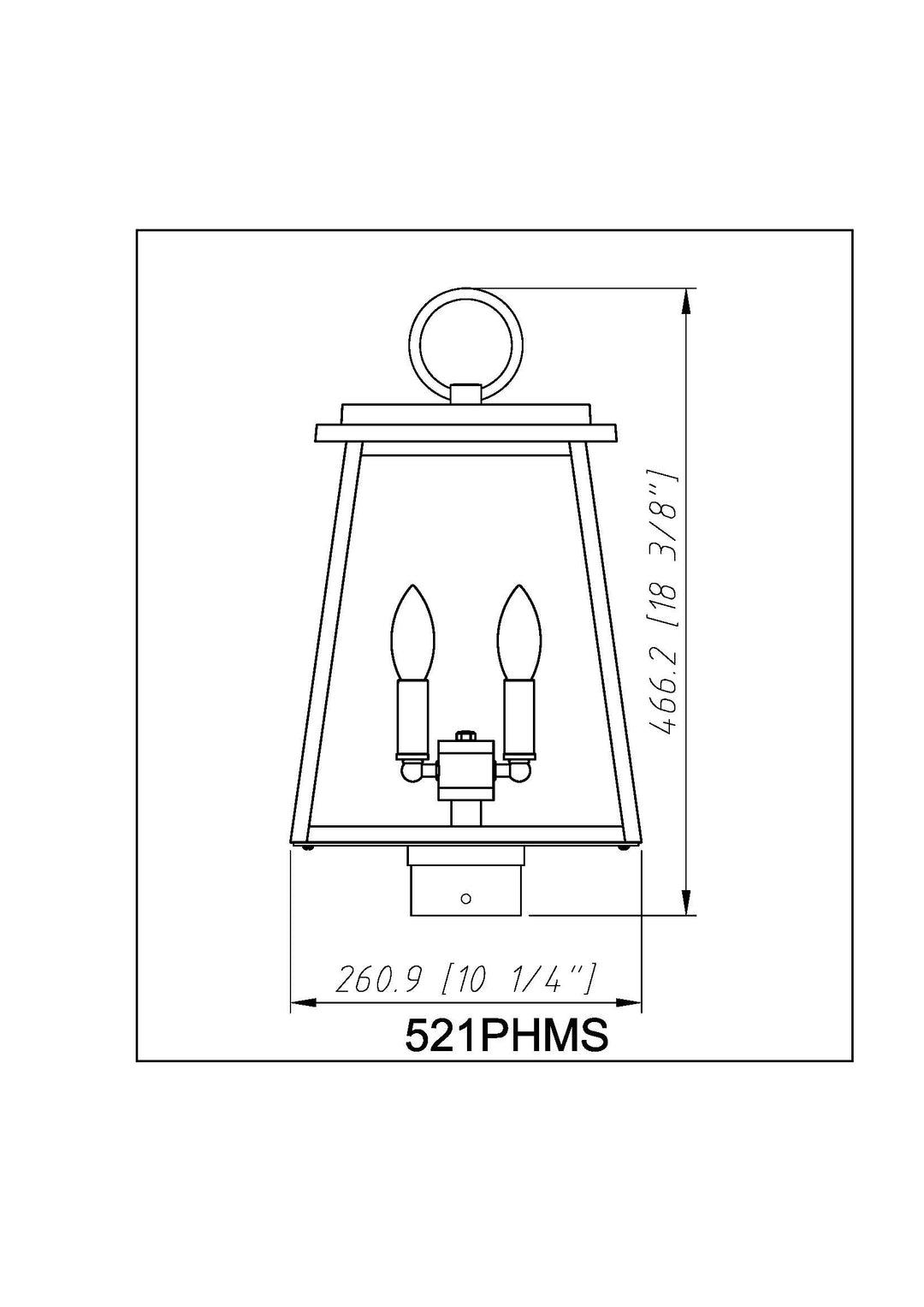 Broughton - Outdoor Post Light