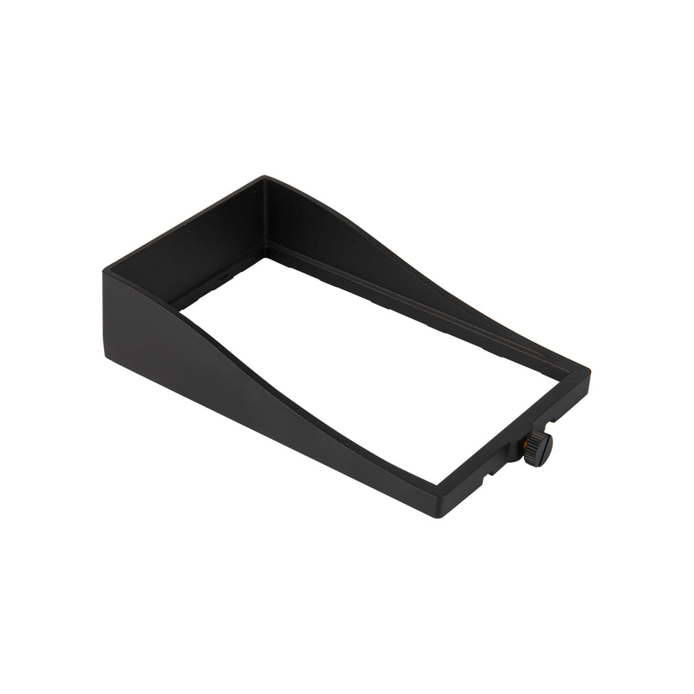 Adjustable Beam Wall-Wash Hood Vertical Landscape Accessory in Black on Aluminum by WAC Lighting