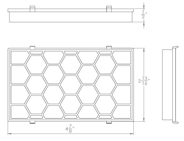 Honeycomb Lens Landscape Grand Wall-Wash by WAC Lighting - view 2