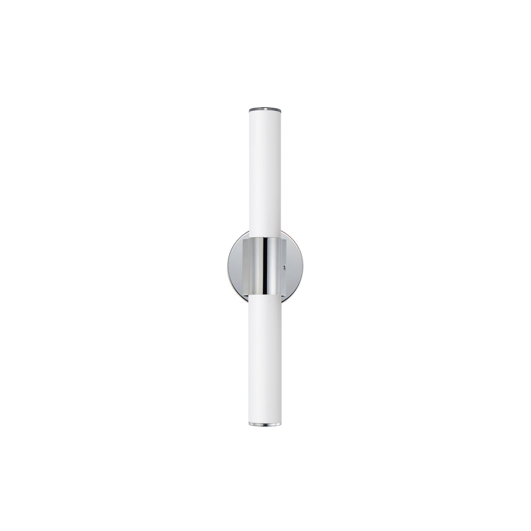 Tubo LED Bath Vanity White / Polished Chrome