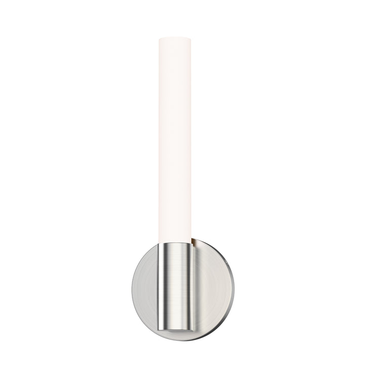 Tubi 14" 5CCT LED Wall Sconce White / Satin Nickel