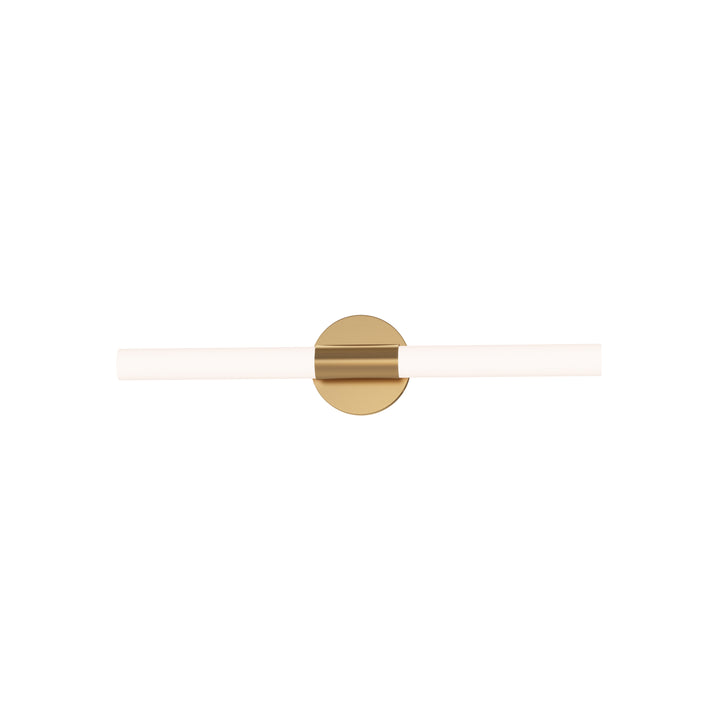 Tubi 5CCT LED Bath Bar White / Natural Aged Brass