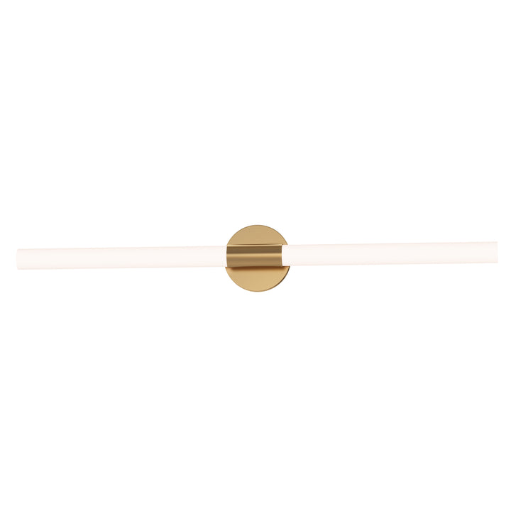 Tubi 5CCT LED Bath Bar White / Natural Aged Brass