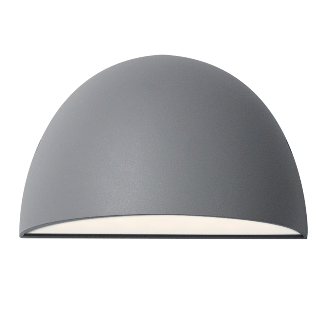Pathfinder Round LED Outdoor Wall Sconce -5CCT Silver