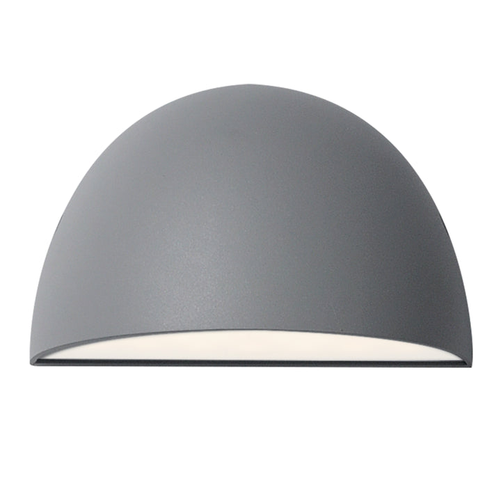 Pathfinder Round LED Outdoor Wall Sconce -5CCT Silver