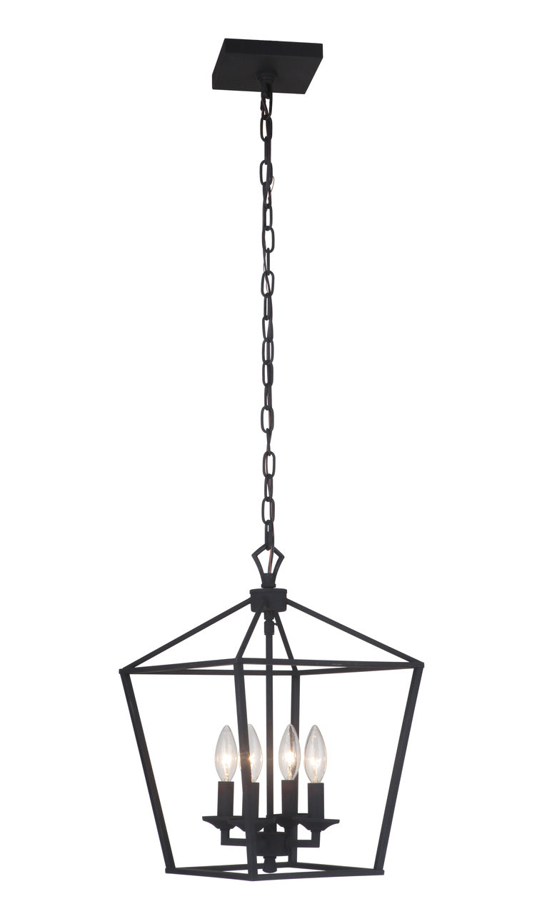 Flynt Foyer Pendant, 4-Light Small, by Craftmade