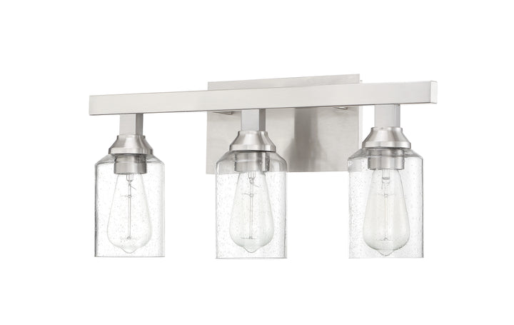 Chicago Vanity Light in Brushed Polished Nickel by Craftmade