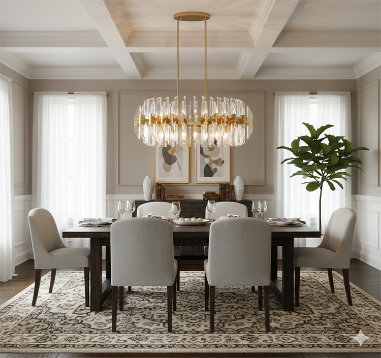 Frame Orb Ceiling Fixture in an Oval Shape with Clear Acrylic by Bethel - view 8