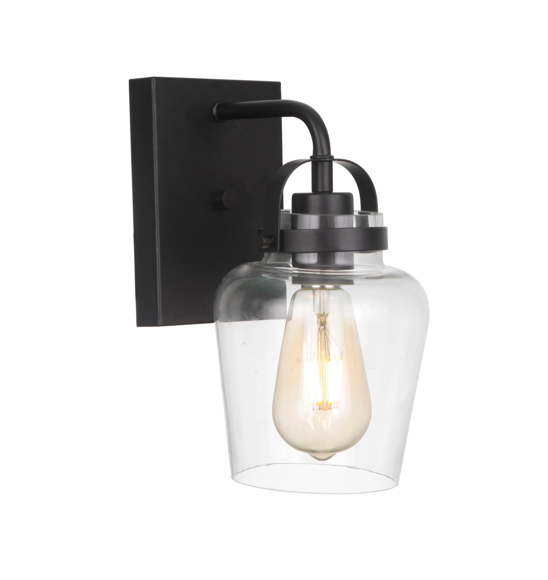 Trystan Wall Sconce in Flat Black by Craftmade