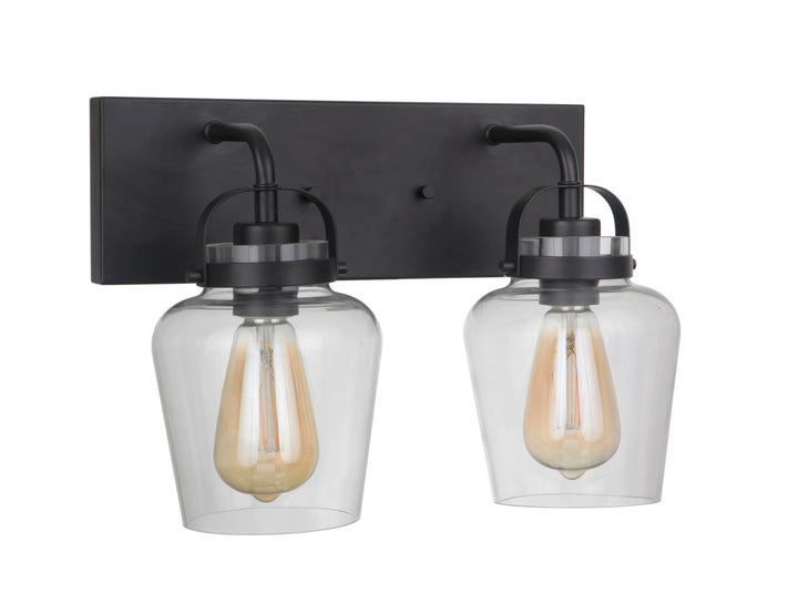 Trystan Vanity Light in Flat Black by Craftmade