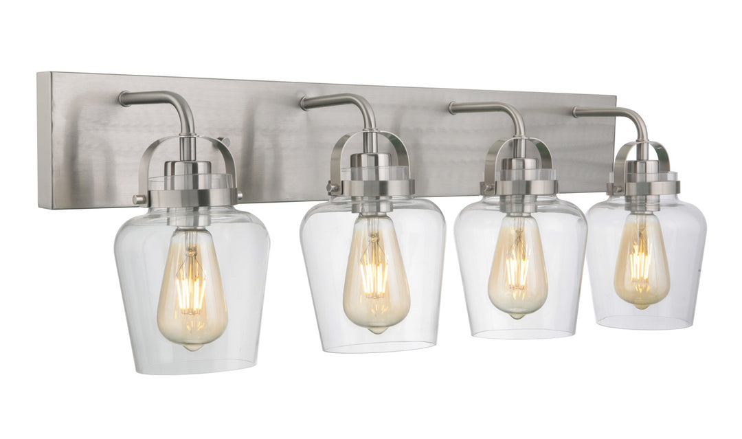 Trystan Vanity Light in Brushed Polished Nickel by Craftmade