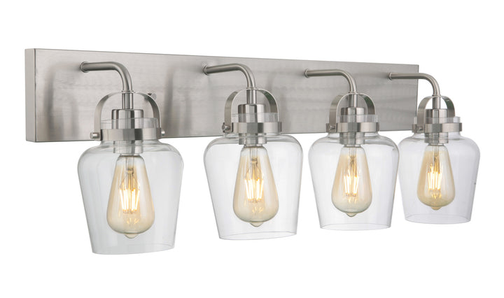 Trystan Vanity Light in Brushed Polished Nickel by Craftmade