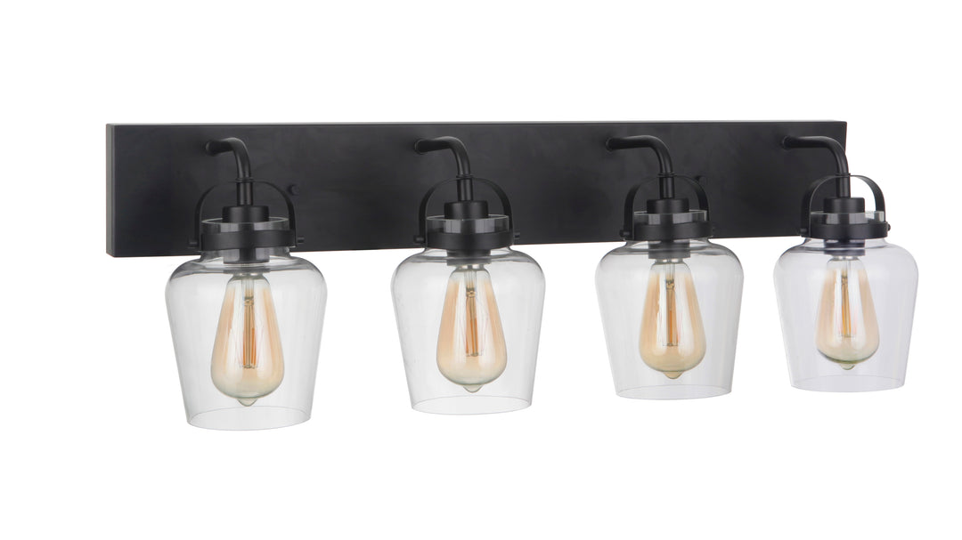 Trystan Vanity Light in Flat Black by Craftmade
