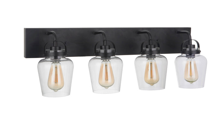 Trystan Vanity Light in Flat Black by Craftmade
