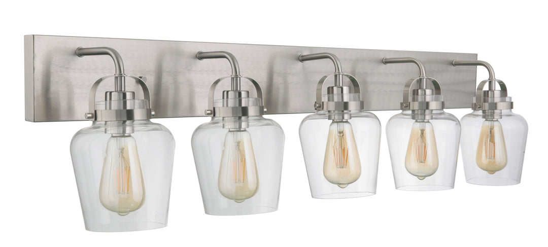 Trystan Vanity Light in Brushed Polished Nickel by Craftmade