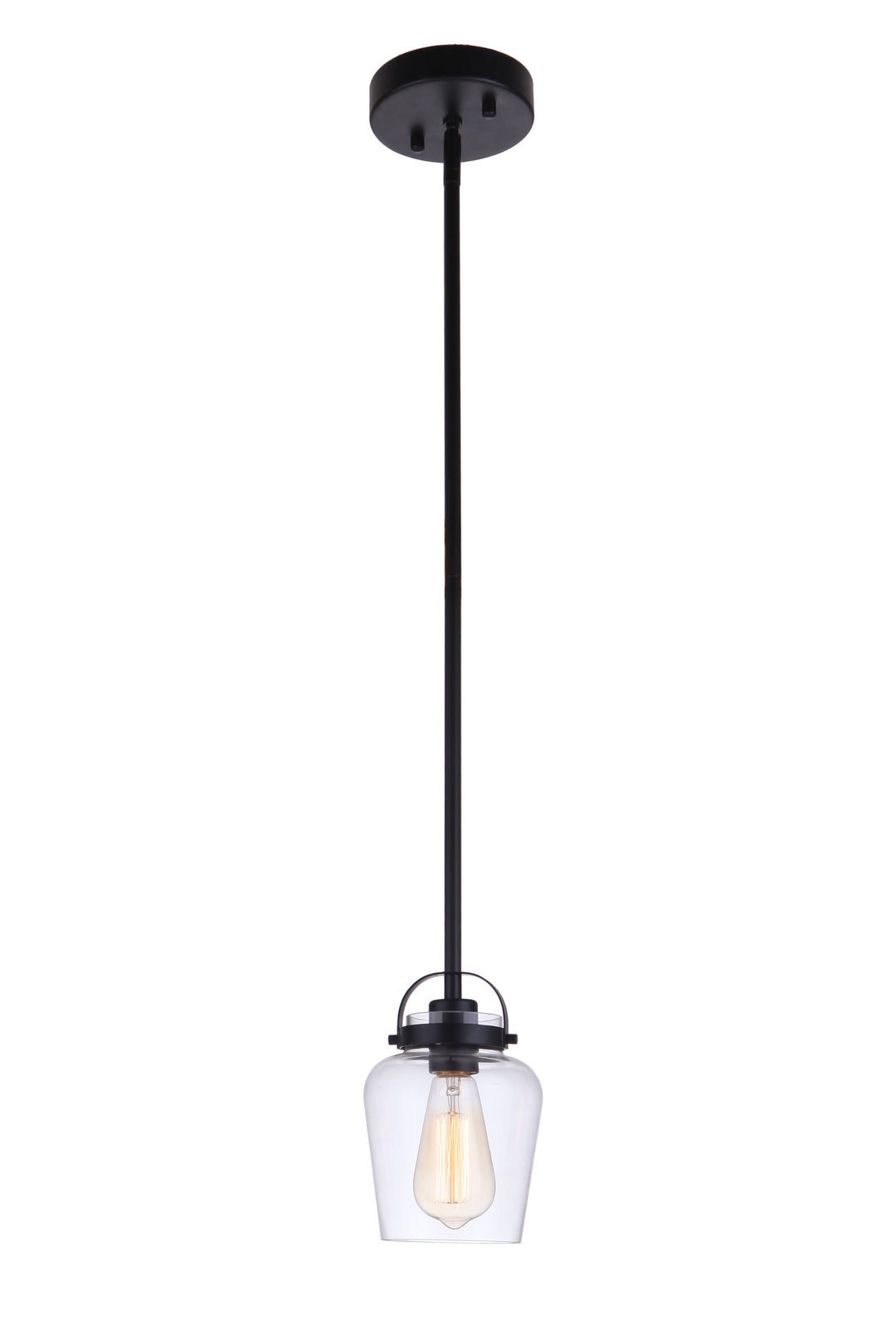 Trystan Pendant in Flat Black by Craftmade