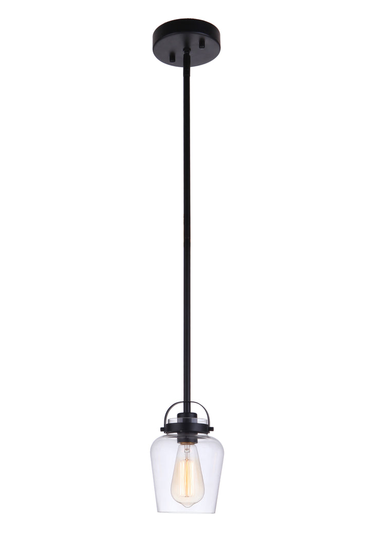 Trystan Pendant in Flat Black by Craftmade