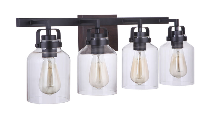 Foxwood Vanity Light, 4-Light, by Craftmade