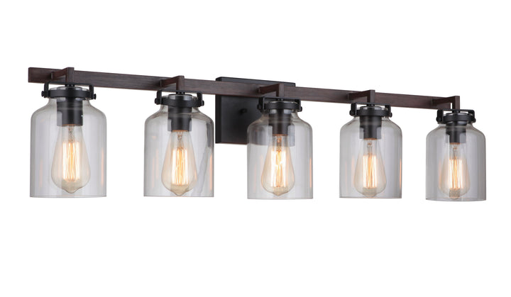 Foxwood Vanity Light, 5-Light, by Craftmade