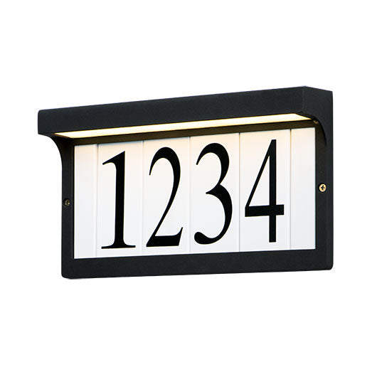 LED Address Light Frame in Black by Maxim Lighting
