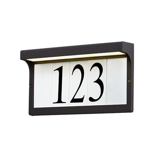 LED Address Light Frame in Bronze by Maxim Lighting