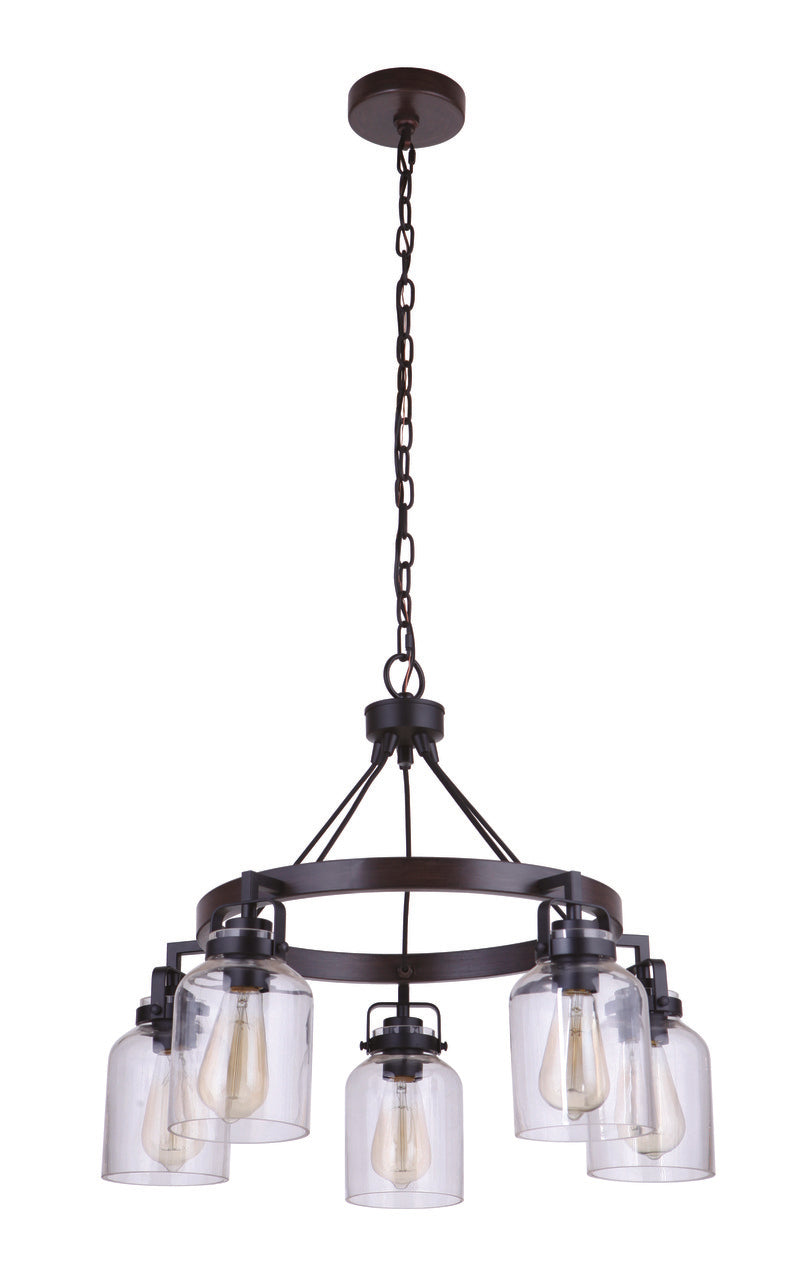 Foxwood 5-Light Chandelier by Craftmade - view 2