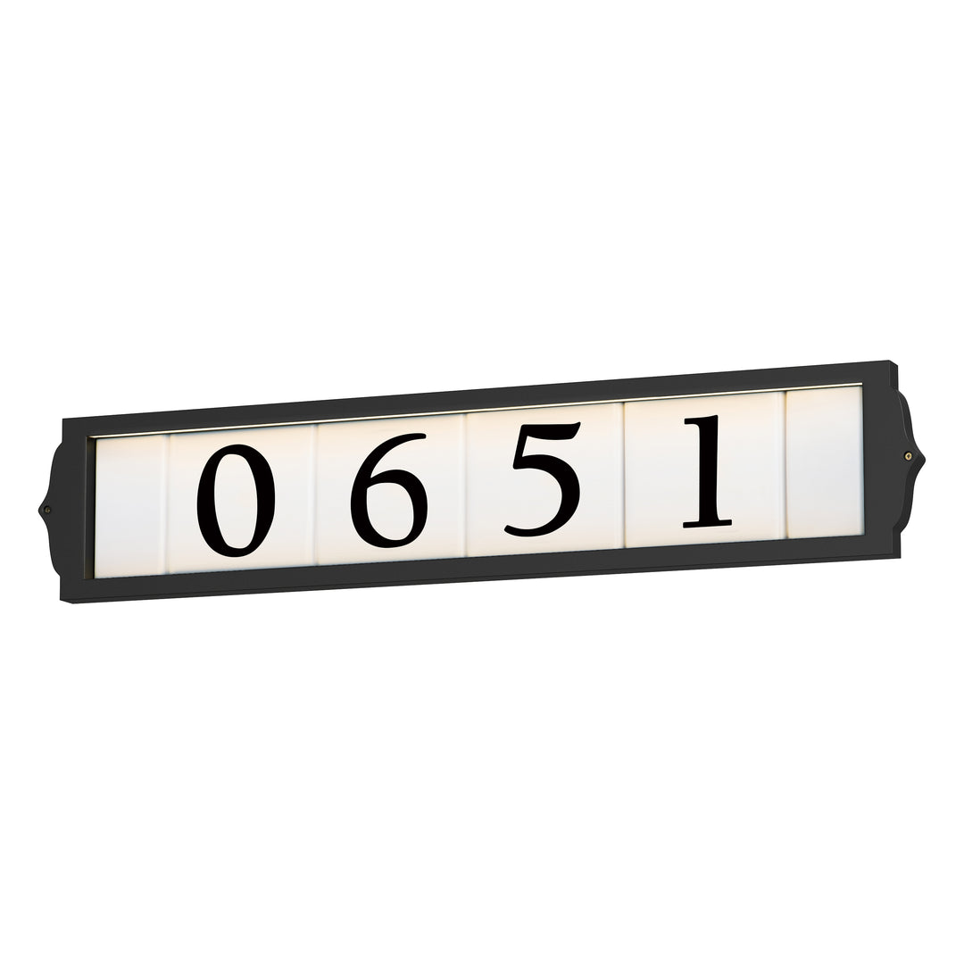 25" LED Address Frame - Classic Black
