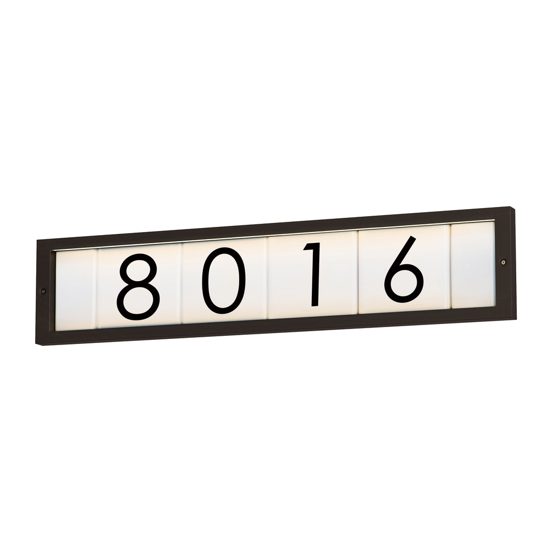 25" LED Address Frame - Clean Black