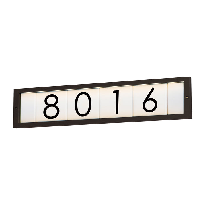 25" LED Address Frame - Clean Black