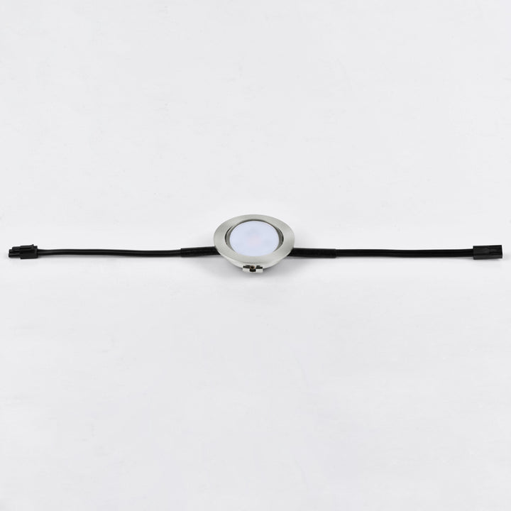 CounterMax MX-LD-AC LED Puck 2700K Satin Nickel alternate view