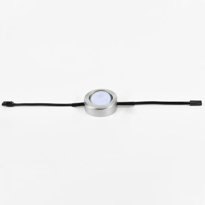 CounterMax MX-LD-AC LED Puck 2700K Satin Nickel alternate view