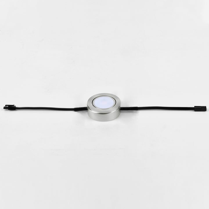 CounterMax MX-LD-AC LED Puck 2700K Satin Nickel alternate view