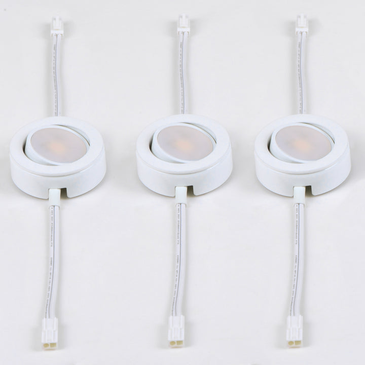 CounterMax MX-LD-AC LED Puck 3000K (3/PK) White alternate view