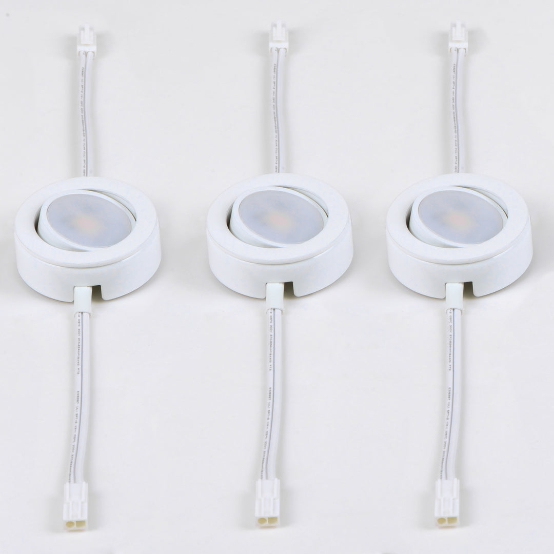 CounterMax MX-LD-AC LED Puck 2700K (3/PK) White alternate view