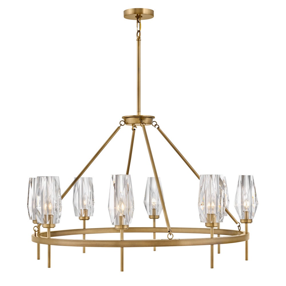 Ana Single Tier Chandelier in Heritage Brass by Hinkley