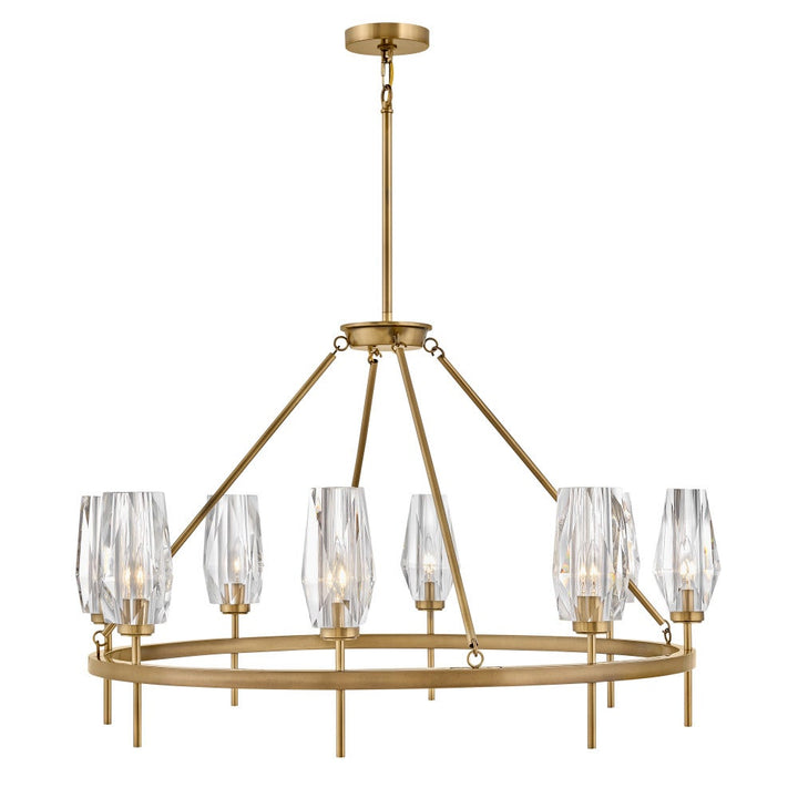 Ana Single Tier Chandelier in Heritage Brass by Hinkley
